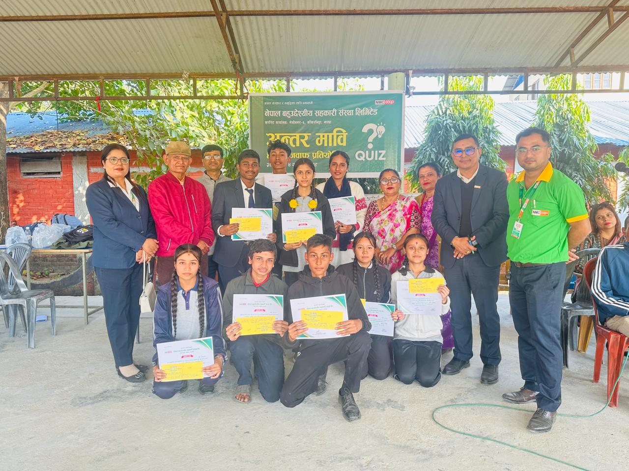 हाजिरजवाफमा धुलाबारी, जनता र गडिगाउँ मावि उत्कृष्ट